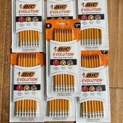 7 Packs Of Bic Evolution Pencils