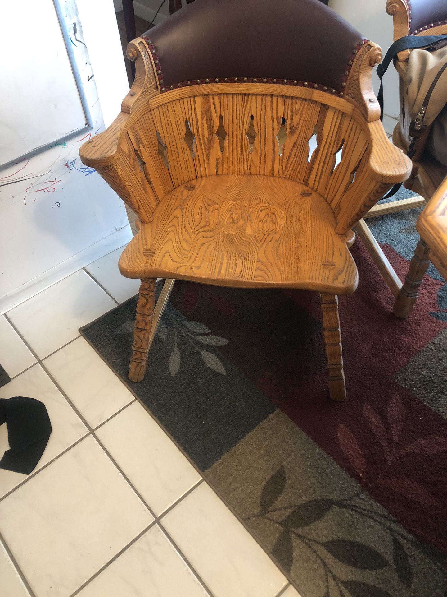 Romweber Viking Oak Parlour Chairs