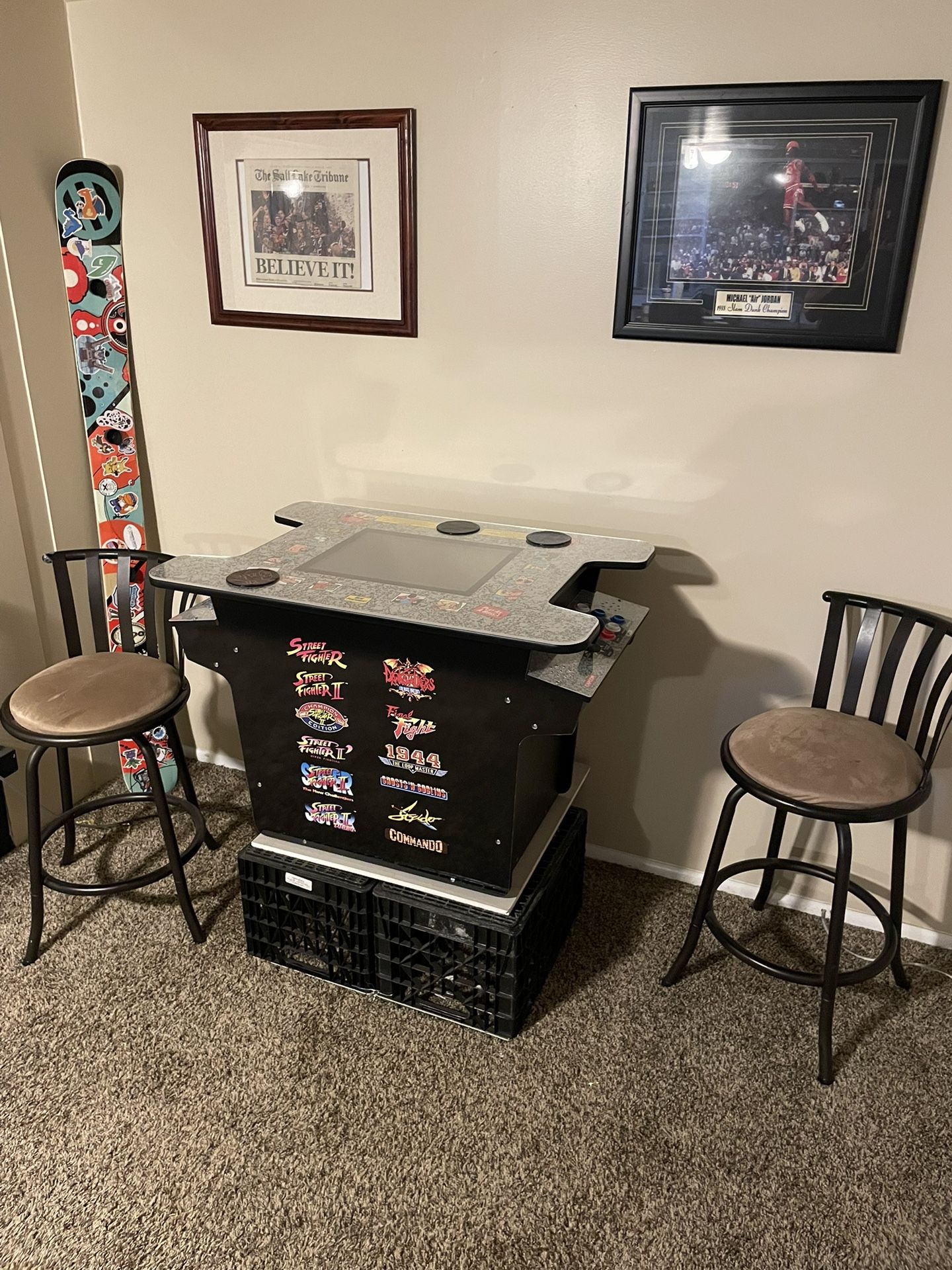 Street Fighter(plus More) Arcade Cocktail Table