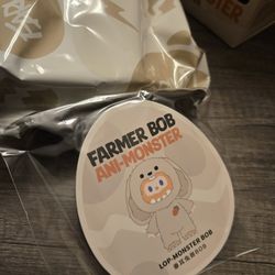 Lop Monster Bob - Farmer Bob Ani-monster Series Plush Pendant Confirmed Box