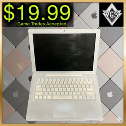 Apple MacBook White Laptop 13” Intel Core 2 Duo Untested For Parts/Repair