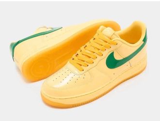 Nike Air Force 1 Low Yellow Green Swoosh