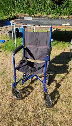 McKesson Aluminum Transport Chair.