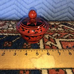 Chinese Lacquered Jar