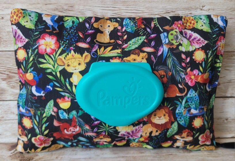 Lion King Pampers Wipes Cover