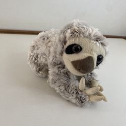 Adventure Planet Plush Animal Den - SLOTH (White Frosted Fur) (8 inch)