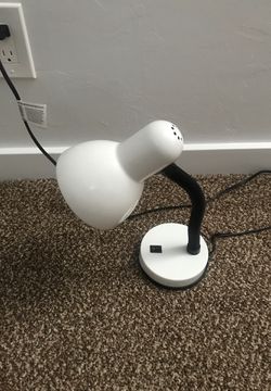 White desk lamp