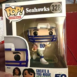 Seahawks 50th Anniversary Steve Largent Funko Pop