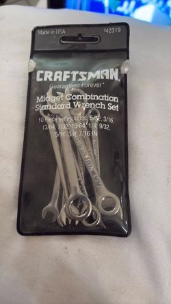 Craftsman 10 piece wrench set