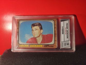 1966 Topps #80 Frank Jackson Dolphins MGS 9 MT