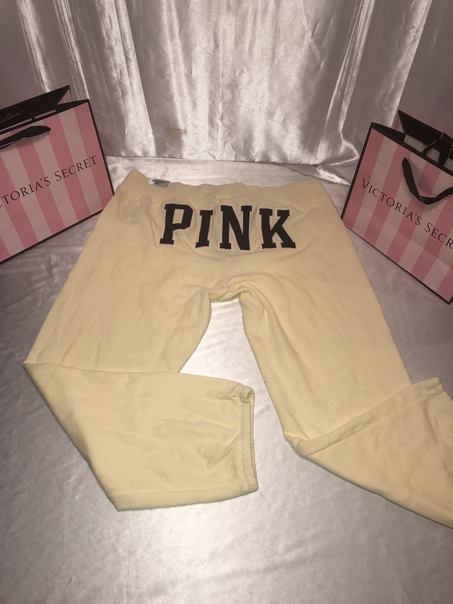 Victoria’s Secret Pink Limited Edition signature pants joggers sweatpants nwt large