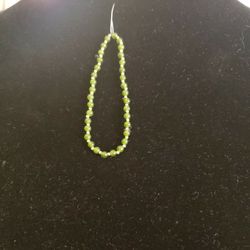 14k Gold With Jade Necklace And Bracelet Set