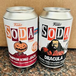 Funko Soda Dracula Pumpkin King Jack Figures