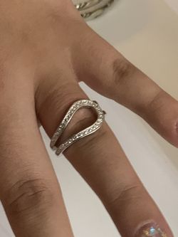 NVC silver ring size 8.5
