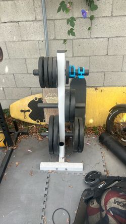 Complete Home Gym Weight Set – Squat Rack, Bench, Plates & Dumbbells