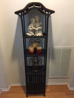 The Aegean Collection - Metal 3 Tiered Shelf Cabinet