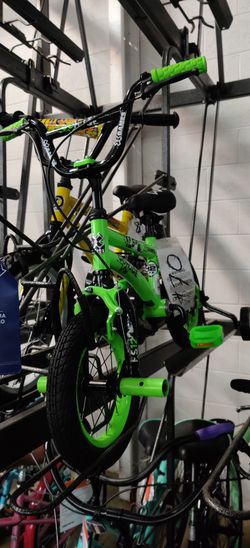 New green trick bike 12