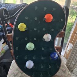 Putting Green Golf Balls Display 