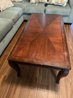 Hard wood coffee table