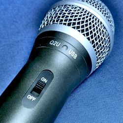 Samson Q2U Handheld Dynamic USB Microphone 