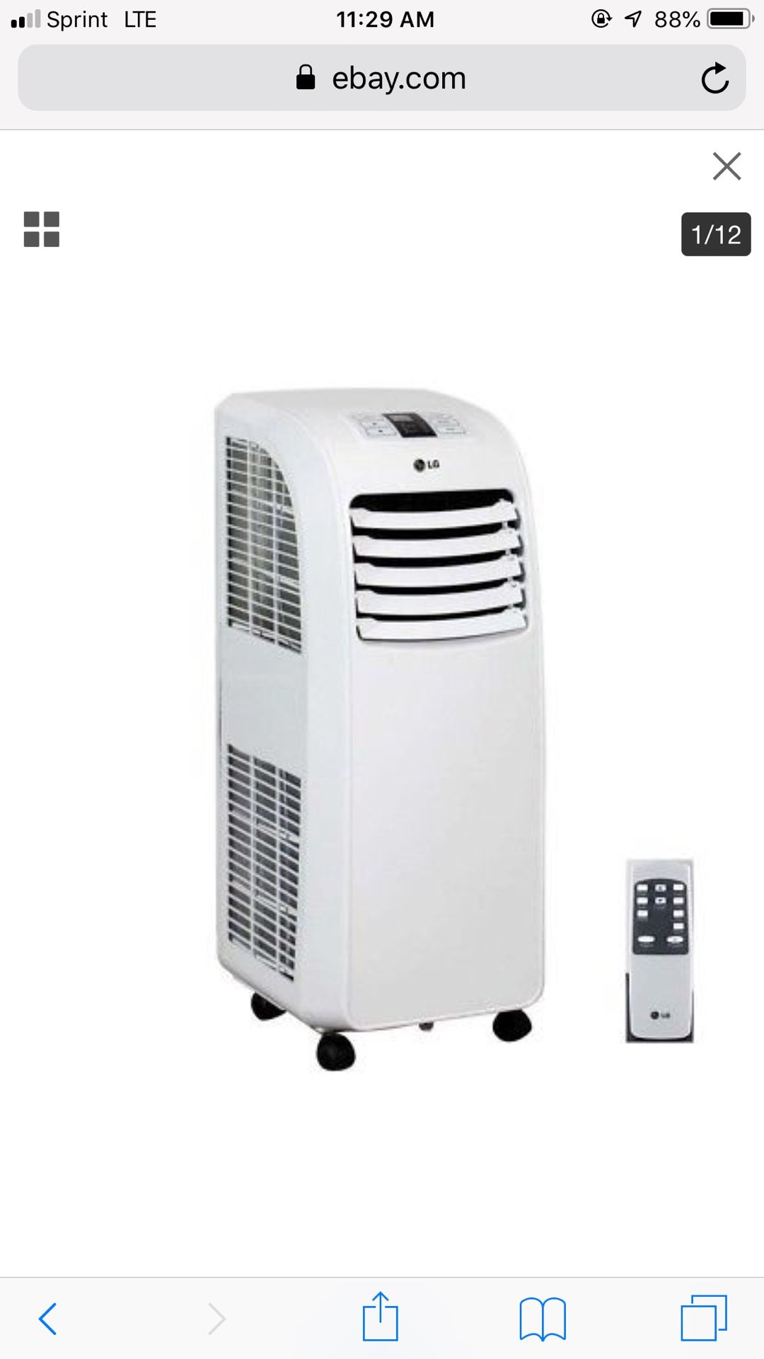 Lg portable air conditioner lp0815wnr