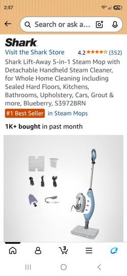 Shark lift away steam cleaner