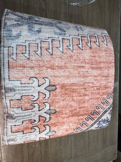 Orange,gray,white and brown/Persian Style Area Rug/8’x10’