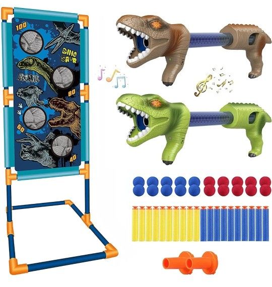 Shooting Game Dinosaur Toy Compatible With Nerf Toy Guns
