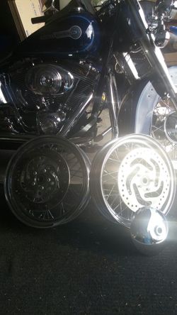 HD softail rims