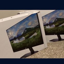 2 Brand New - 24” Dell LED Monitors