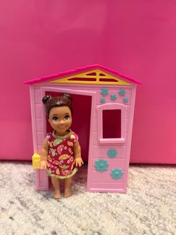 Kelly & Chelsea sized Pink Outdoor Playhouse