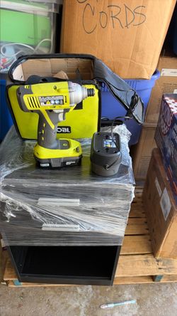 RyoBidrill with charger and battery