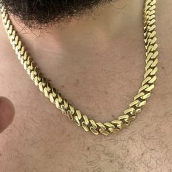 Gold Chain Cadena De Oro 14k Monaco Cuban Link Classic 