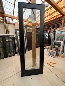 Black full ligh door 32x95
