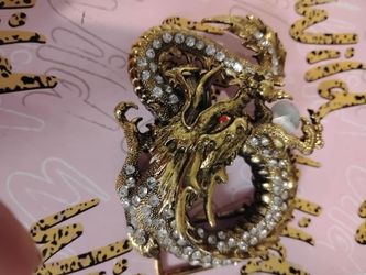 Gold Dragon )belt buckle