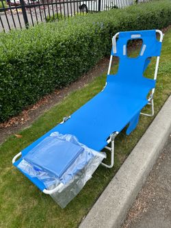 NEW Backpack Beach Tanning Chair with Canopy & Face Hole – Portable Folding Lounge Chair