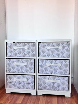 Storage, organizer, dresser. Set of 2
