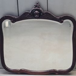 Antique Cherub Mirror 32" 1/4 X 32" x 1" 1/2 Thick