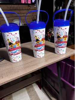 California LEGO land 25th anniversary insulated cups