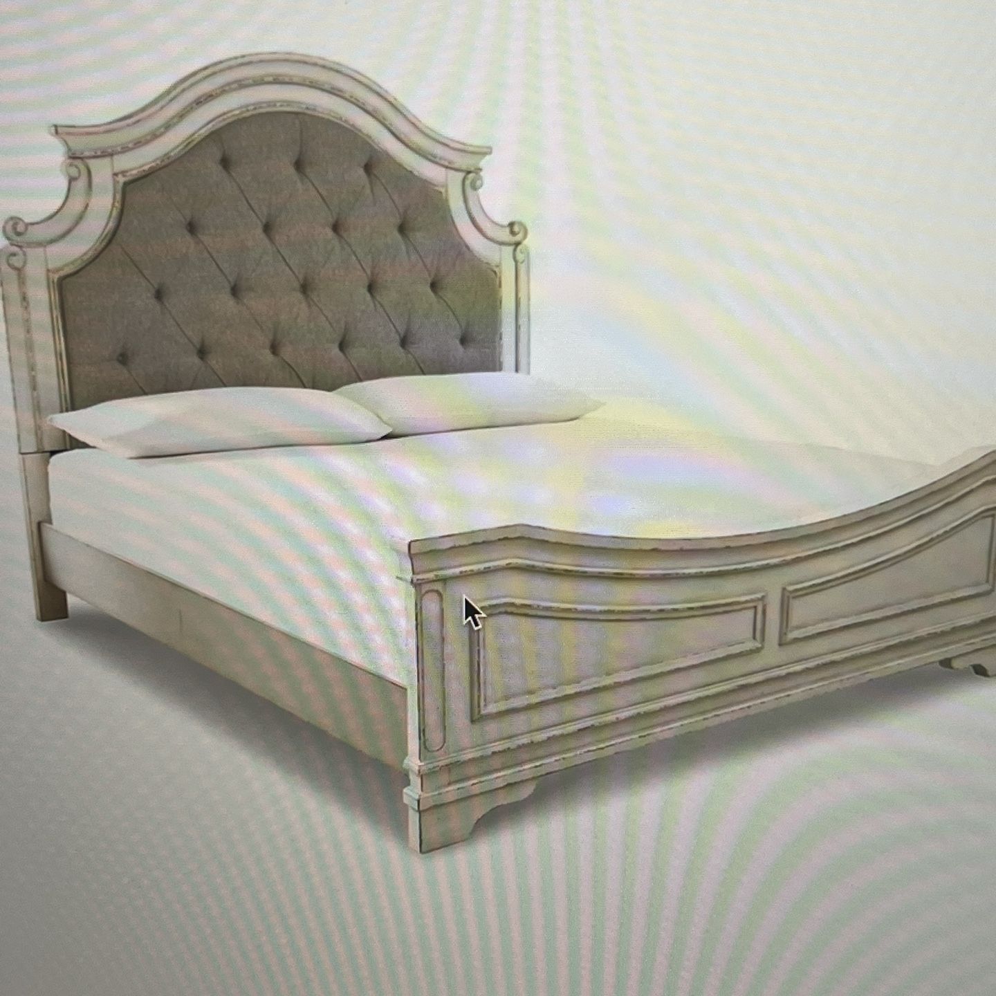 Ashely Home Furniture King  Bed Upholstered Panel Bed