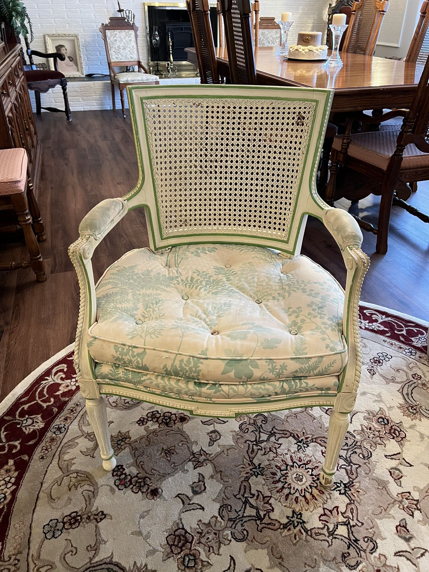 French Provincial Antique Chair 