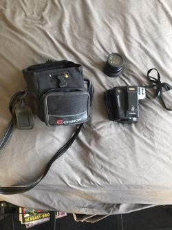 Video camera lens and bag