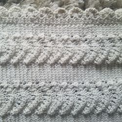 Beautiful crocheted bedspread