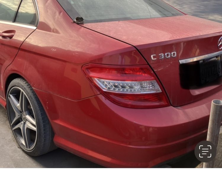 2008 Mercedes-Benz C300 Rear Bumper Cover OEM Used