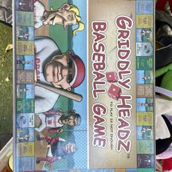 Griddly Headz Baseball Board Game 