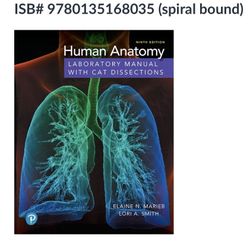 "Human Anatomy Laboratory Manual with Cat Dissections" Marieb 9th Ed