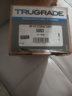 TruGrade Remanufactured Power Steering Pump (Part #5683 / SKU 294764) - Brand New/Unused