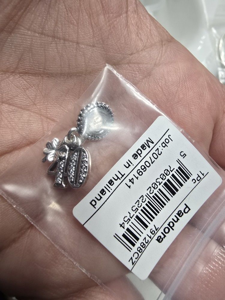 Pandora 40 Years Of Love Cubic Zirconia Dangle $90obo