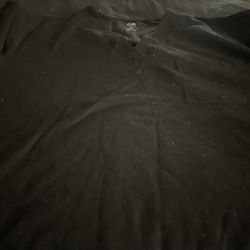Black Scrub Shirt 
