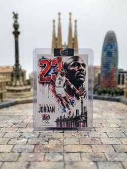 Michael Jordan 1992 custom Barcelona USA Olympics Card